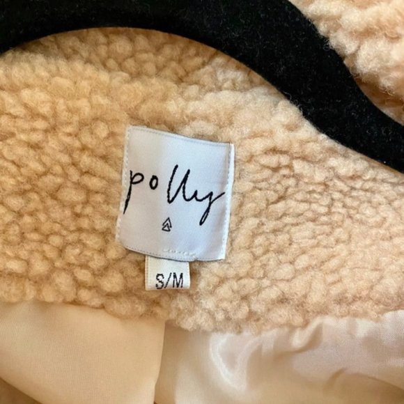 Princess Polly Oversized Tan Zip Up Teddy Coat Blogger Fav - Picture 7 of 13